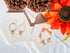 Multicolor Mini Baroque Freshwater Pearl Yellow Gold-Filled Earrings
