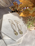 Citrine Marquise With Teardrop-Shaped Gold-Filled Looped Earrings