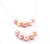 FIVE FLOATING 11MM EDISON PEARLS PENDANTS NECKLACE - Maureen's Island Gems