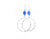 TRENDY EARRINGS WITH BLUE OPAL - Maureen's Island Gems