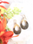 FLOWER-ENGRAVED TAHITIAN BLACK MOTHER OF PEARL TEARDROP SHAPE EARRINGS - Maureen's Island Gems