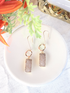 Multi-Styled Stone-Quartz Druzy Gold-Filled Hook Earrings