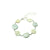 STATEMENT BRACELET FLAT BAROQUE FRESH WATER PEARLS WITH PACIFIC CAT'S EYES - Maureen's Island Gems
