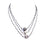 BEADED CHAIN BLACK SPINEL TAHITIAN PEARL NECKLACE - Maureen's Island Gems