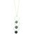 MULTICOLOR TRIPLE TAHITIAN HALOED-PEARL NECKLACE WITH 29