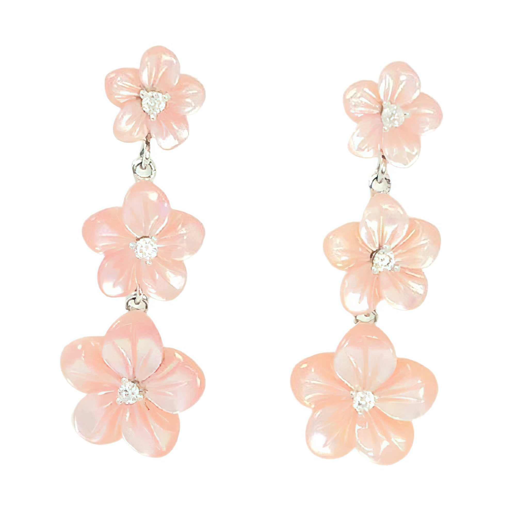 Hanging Flower Recycled Plastic Earrings – Marjory Warren Boutique