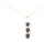 MULTICOLOR TRIPLE TAHITIAN HALOED-PEARL NECKLACE WITH 29