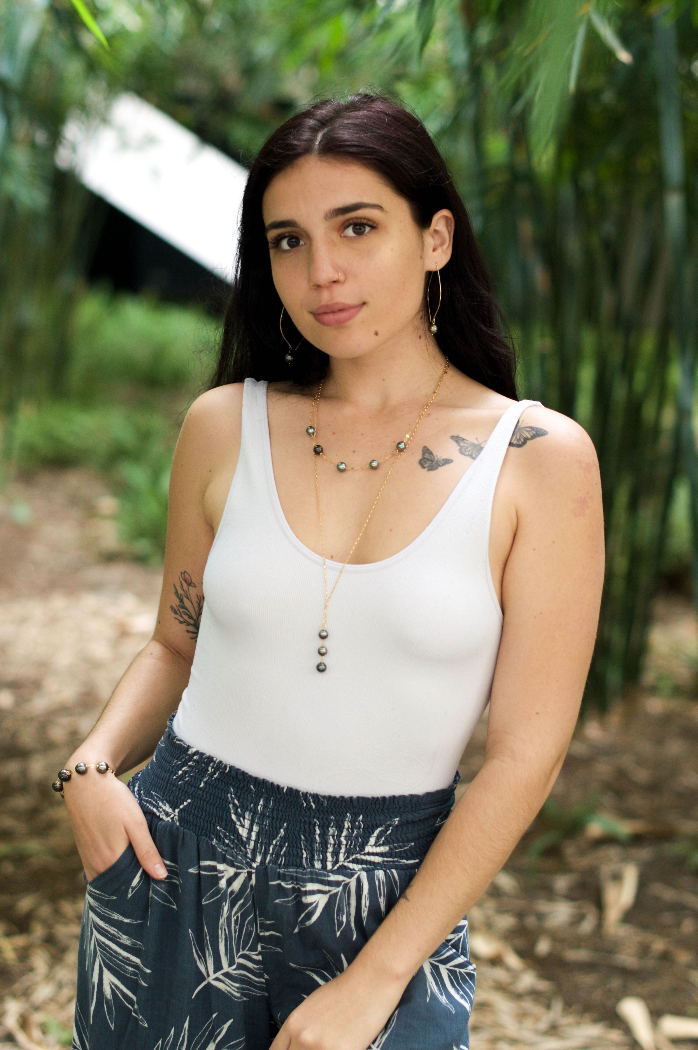 Cultured tahitian hotsell pearl necklace
