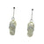 MOTHER OF PEARL FLIP FLOPS WITH CUBIC ZIRCONIA ON STERLING SILVER SET - Maureen's Island Gems