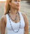MICRO BLACK SPINEL & MOTHER OF PEARL ON GOLD-FILLED EARRINGS - Maureen's Island Gems
