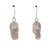 MOTHER OF PEARL FLIP FLOPS WITH CUBIC ZIRCONIA ON STERLING SILVER SET - Maureen's Island Gems