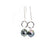 ELEGANT TAHITIAN PEARL CHANDELIER EARRINGS WITH LOOP - Maureen's Island Gems